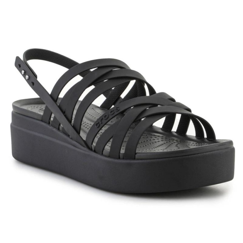 Crocs Brooklyn Strappy Lowwdg szandál 206751-001 fekete 1