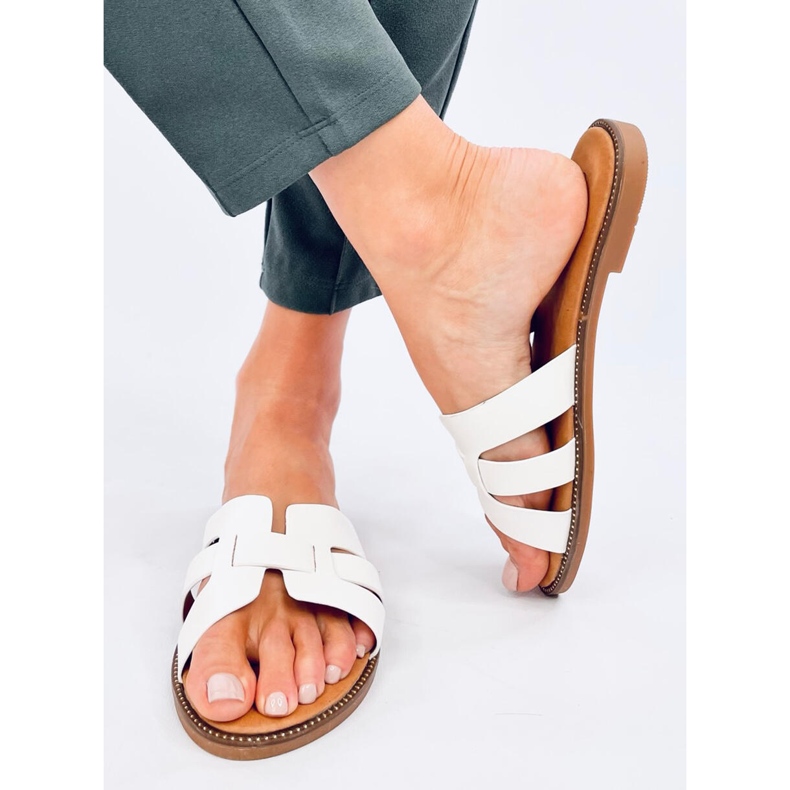 Charnes White női papucs fehér 2 Charnes White női papucs fehér 2