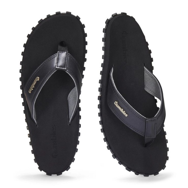 Gumbies Vegovert Flip-Flops GU-FFVEG001 papucs fekete 2