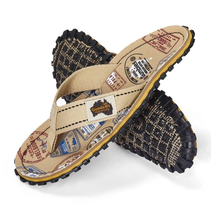 Gumbies Islander Flip-Flops Traveler papucs GU-FFISL132 bézs 1