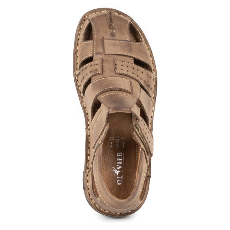 Olivier Férfi szandál 467 Barna 5