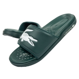 Lacoste Croco Dualiste papucs 202D2 743CMA00202D2 zöld 1