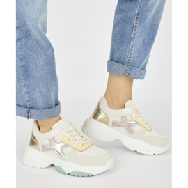 Seastar Női arany tornacipő bézs 2