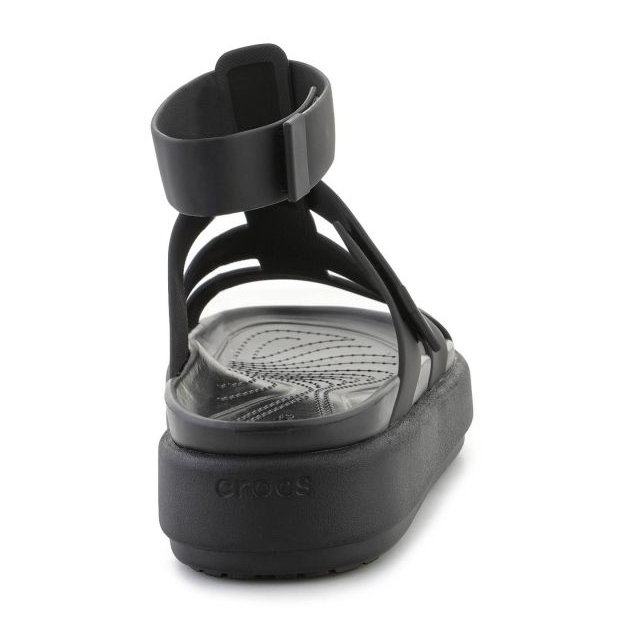 Crocs Brooklyn luxe Gladiator szandál 209557-060 fekete 3