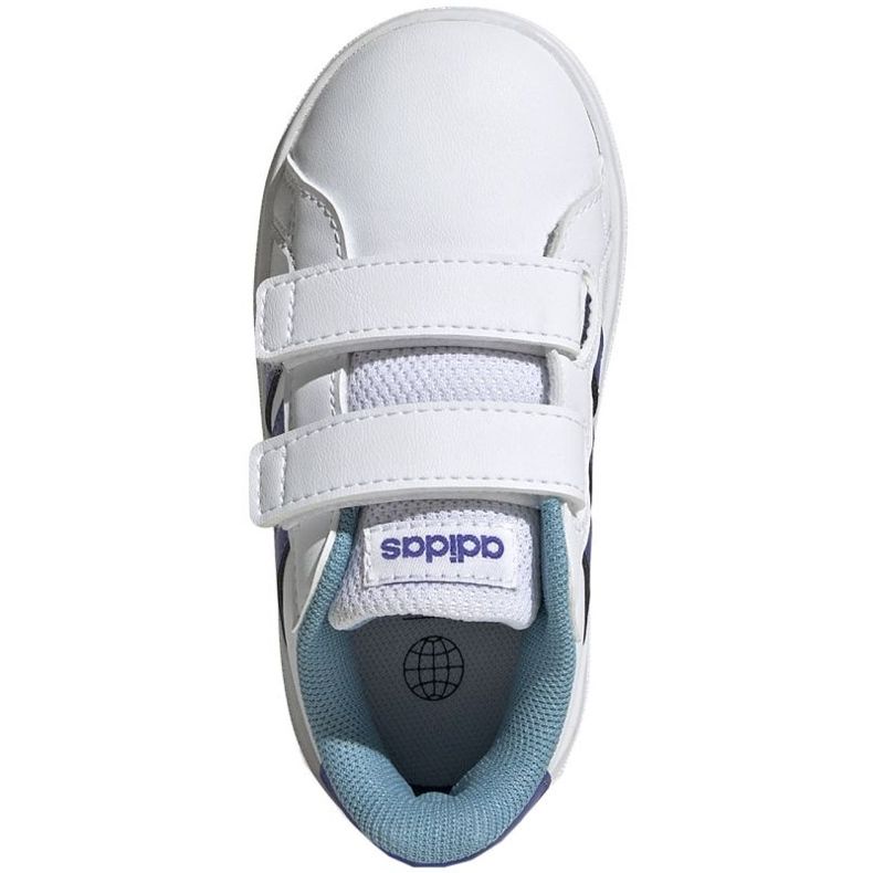 Adidas Grand Court Lifestyle Hook and Loop HP8919 cipő fehér 1