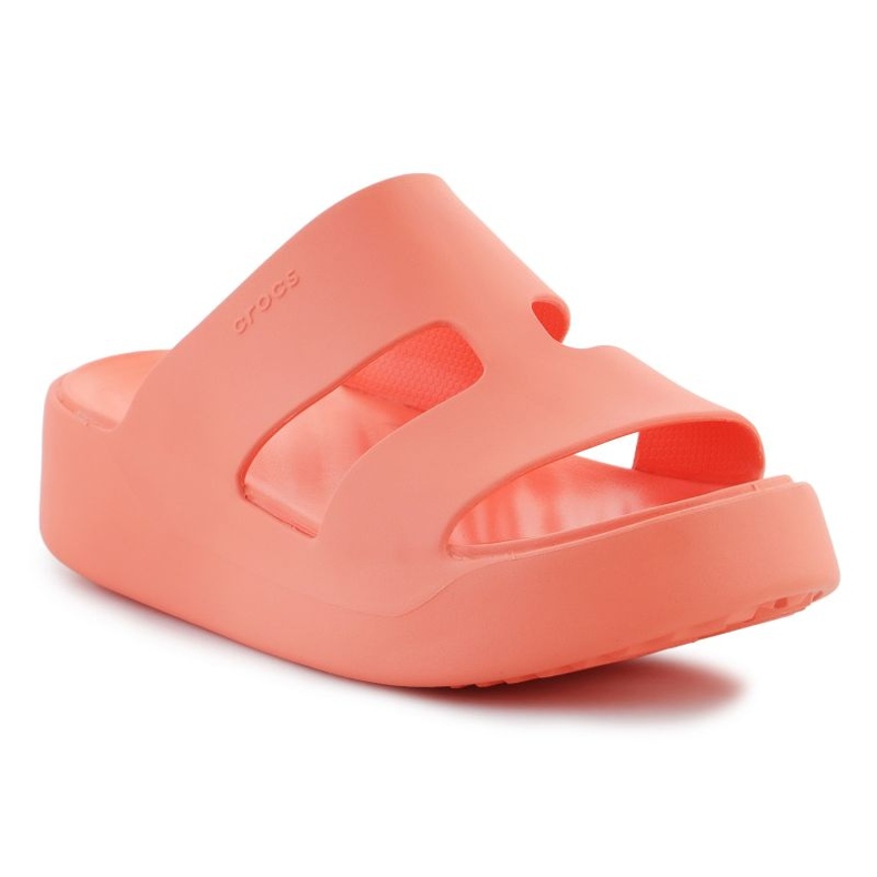 Crocs Getaway Platform H-Strap 209409-84F papucs narancssárga 1