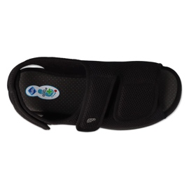 Dr.ORTO Befado férfi szandál tépőzárral, pu 077M001, fekete 3