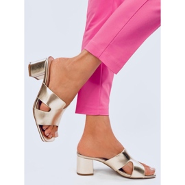 Vallon Gold magas sarkú flip-flop aranysárga 1