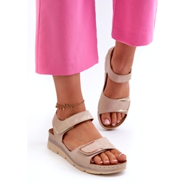 Evento Női tépőzáras szandál, bézs 1 Evento Női tépőzáras szandál, bézs 1