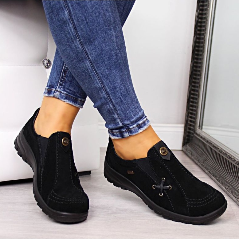 Rieker L7171-00 W R339 cipő fekete 2