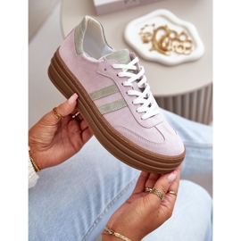 Zazoo N1068S4 női velúr tornacipő, lila 2