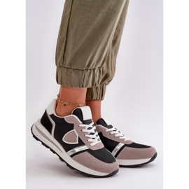 Női tornacipő csillogó fekete Velanielával 1