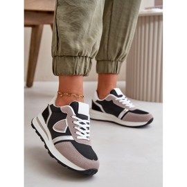 Női tornacipő csillogó fekete Velanielával 2