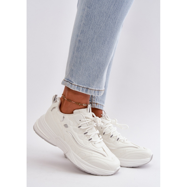 Sportcipő Eco bőr tornacipő fehér Verilisse 1