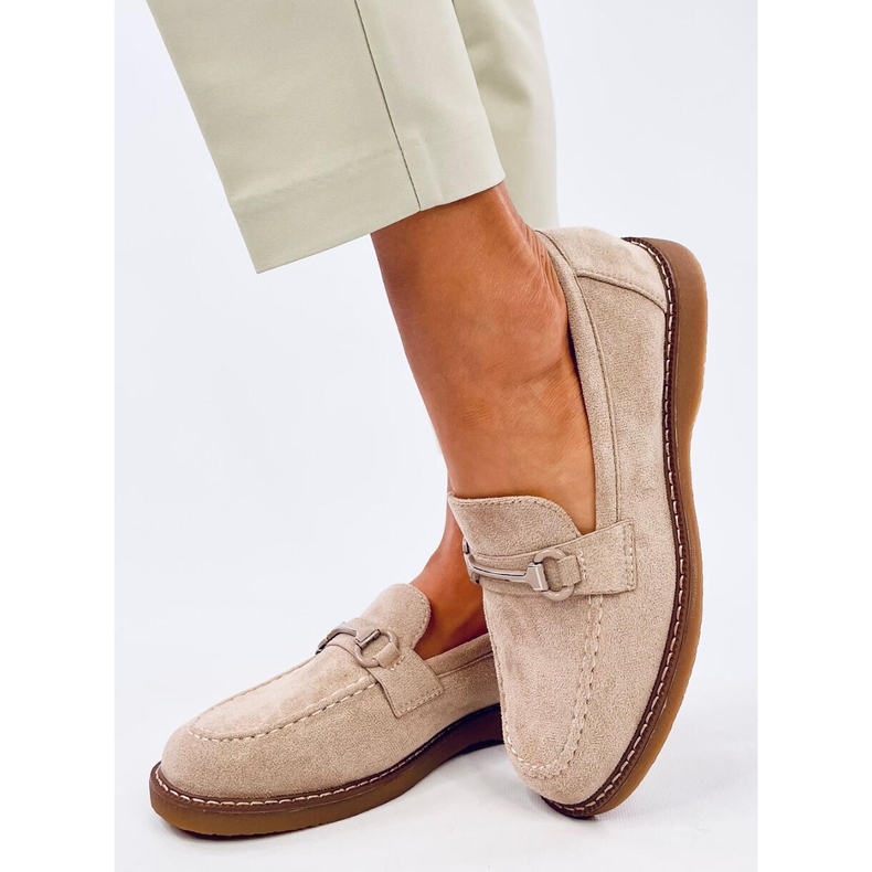 Vaux Khaki női mokaszinok bézs 2