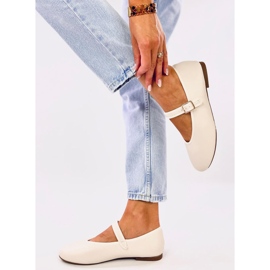 Rotaro Khaki balettlapok hevederrel bézs 2