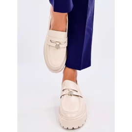 Rimet Beige platform mokaszinok bézs 1