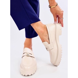 Rimet Beige platform mokaszinok bézs 2