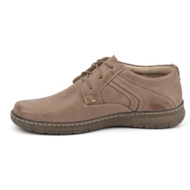 Olivier Női bőrcipő 0819, sötét bézs 1 Olivier Női bőrcipő 0819, sötét bézs 1