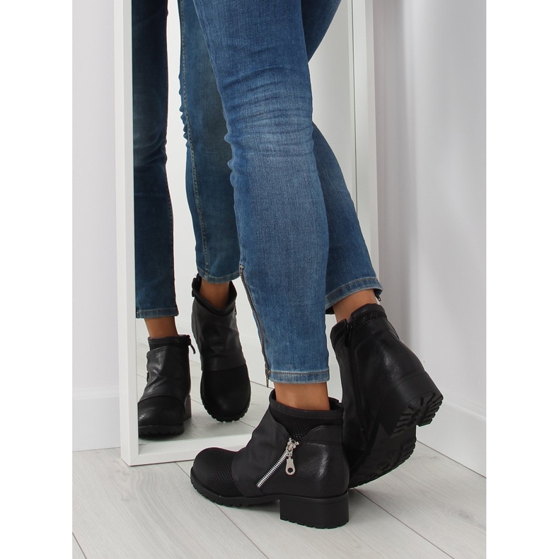 Fekete katonai csizma 669 fekete 1