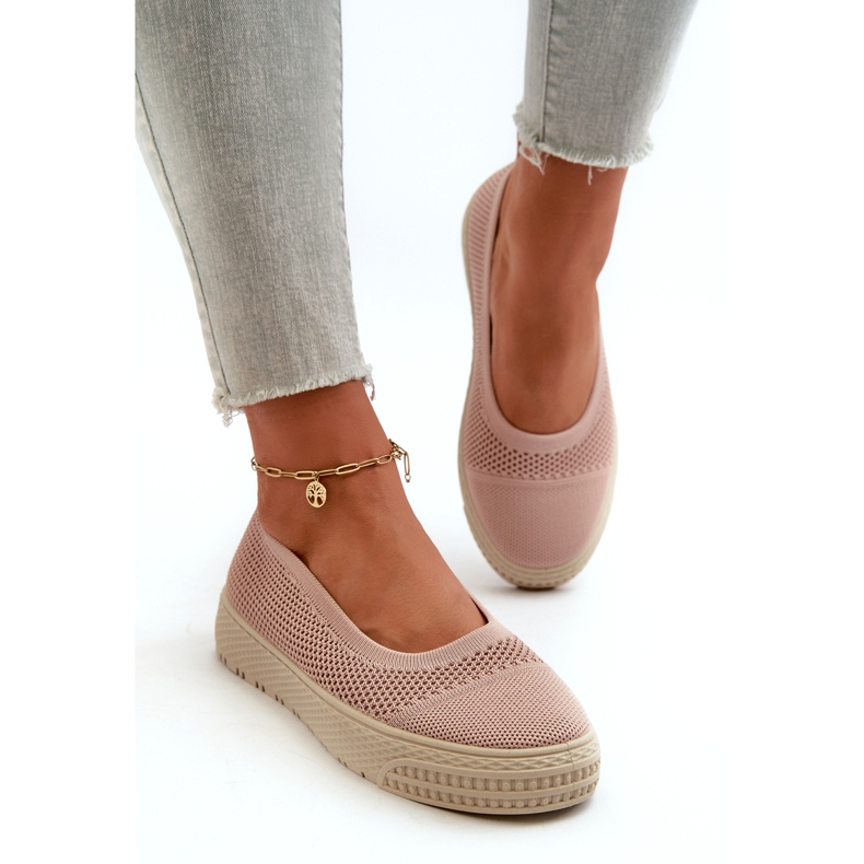 News Női felcsúsztatható tornacipő, rózsaszín 2