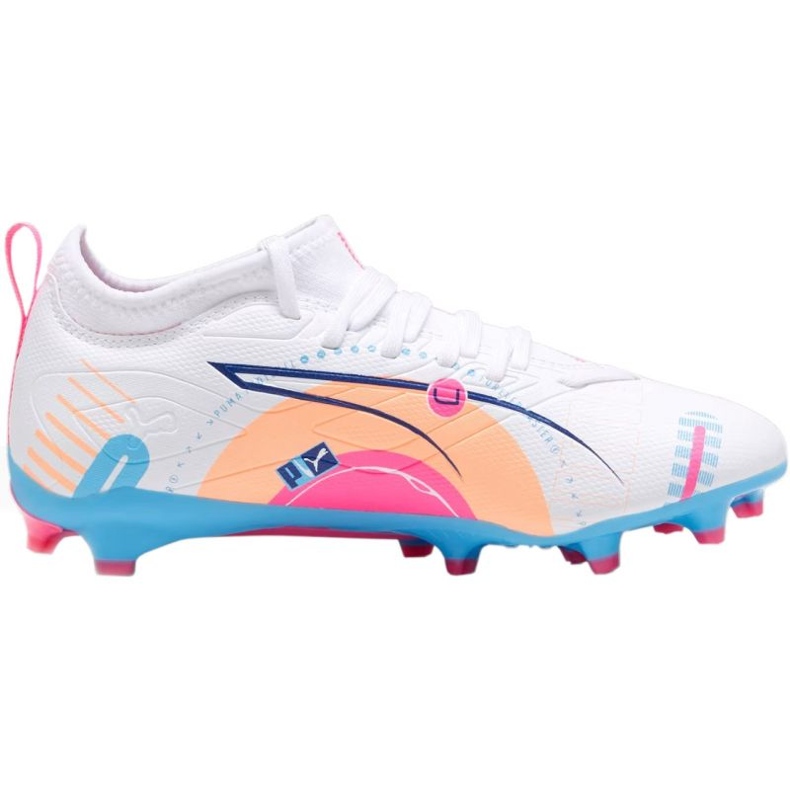 Puma Ultra 5 Match Up FG/AG 108065 01 futballcipő fehér 1