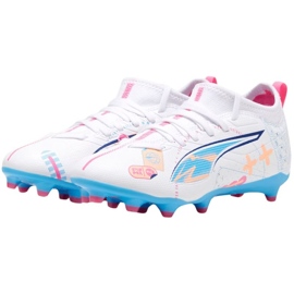 Puma Ultra 5 Match Up FG/AG 108065 01 futballcipő fehér 2