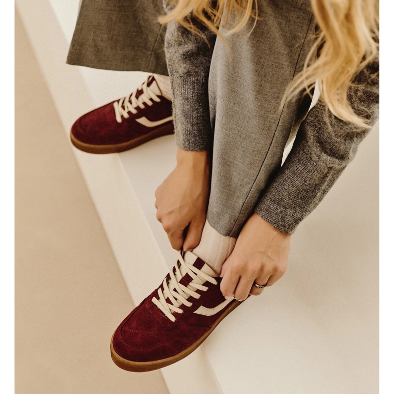 Marco Shoes Murano tornacipő piros 1