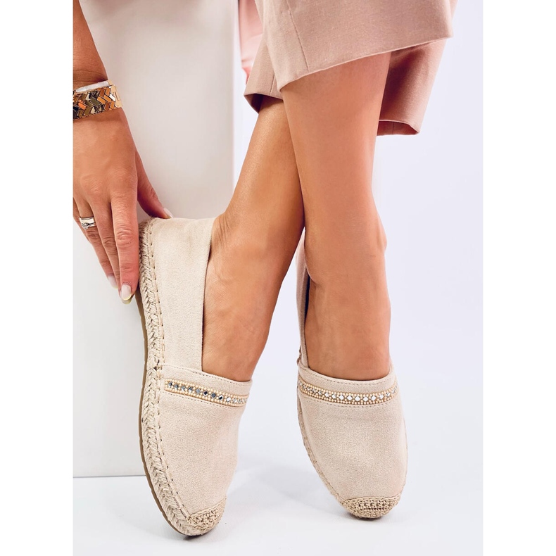Etance Beige női espadrillák bézs 1