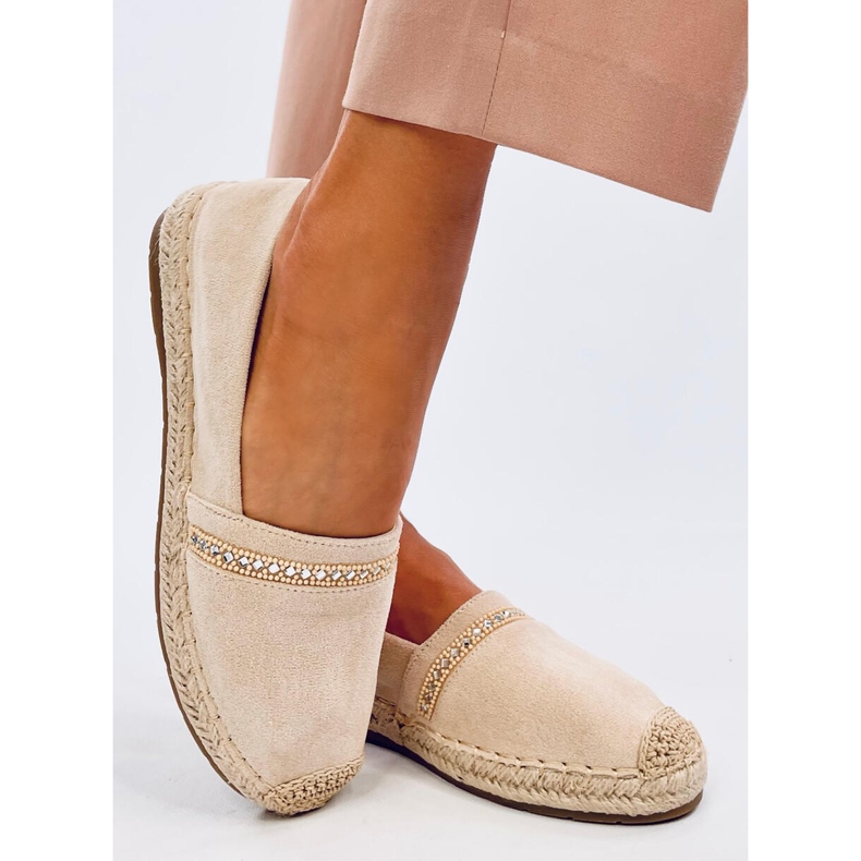 Etance Beige női espadrillák bézs 2