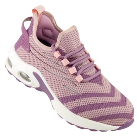 URGENT 250/S1 női munkacipő kompozit orrvédővel rózsaszín 1