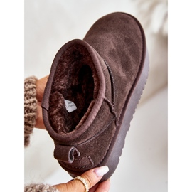 Női Velúr Platform hócsizma Barna Nereviana 2