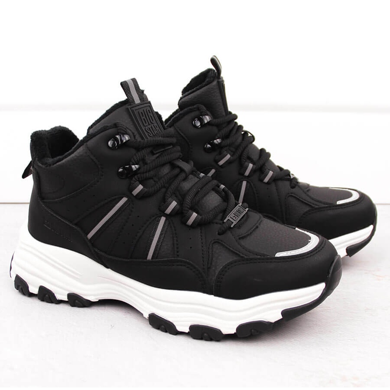 Szigetelt magas csizma, fekete Big Star OO274A160 2