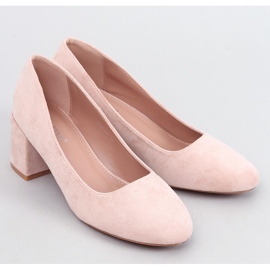 Fredette Beige kényelmes sarokpumpák bézs 1