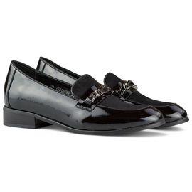 Klasszikus női lakkfekete cipő 1 Klasszikus női lakkfekete cipő 1