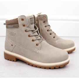 Női bézs bokacsizma Potocki 97301 2 Női bézs bokacsizma Potocki 97301 2