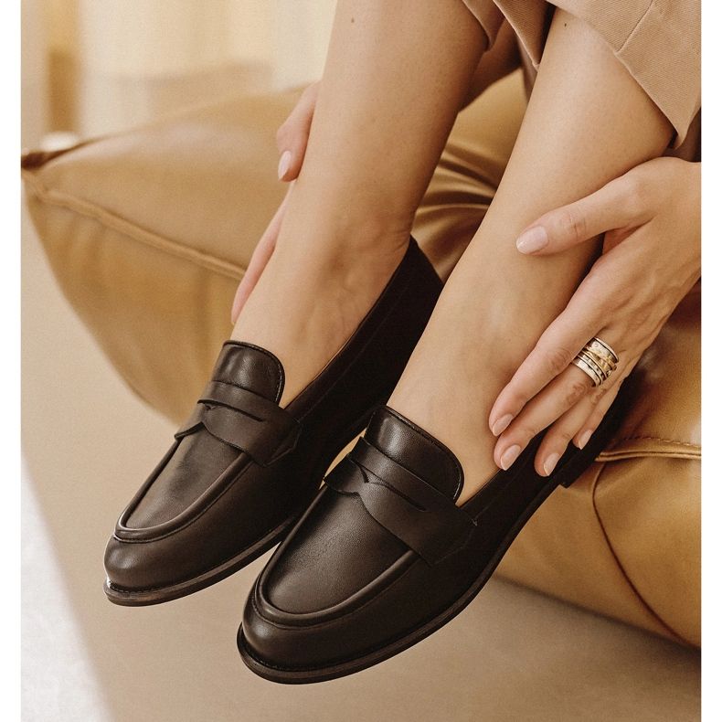 Marco Shoes Bőrcipők 2231P-001-1 fekete 1