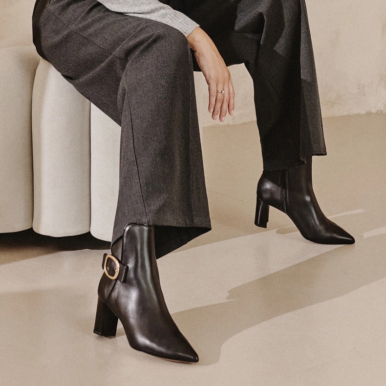 Marco Shoes Elegáns csizma fekete 2