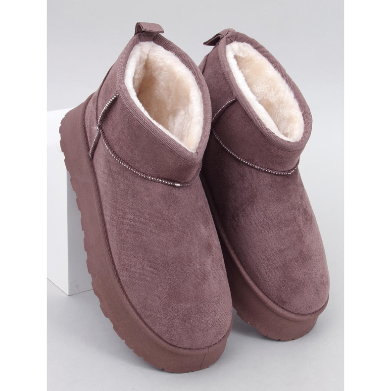 Rodmans Khaki rövid platformcipő bézs 1