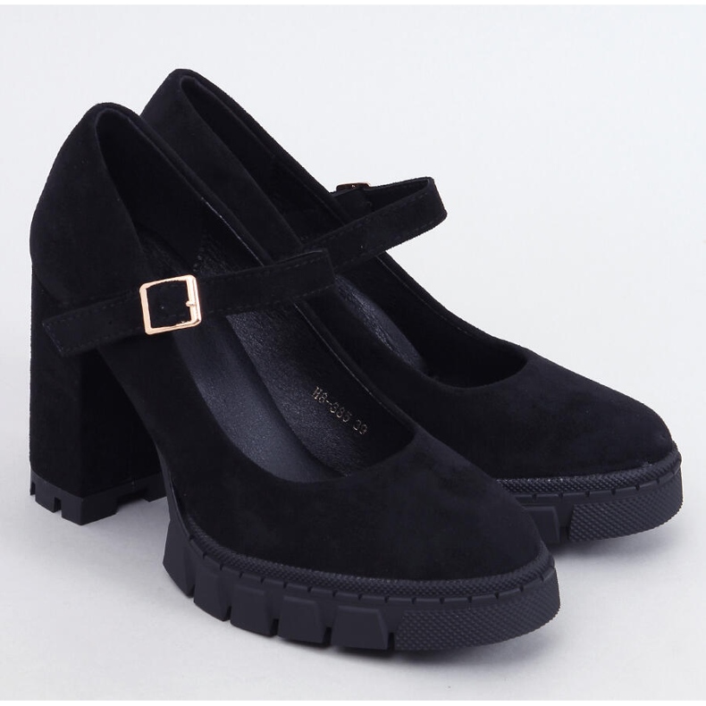 Platformos szivattyúk Dresse Black pánttal fekete 1