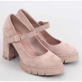 Platformos szivattyúk Dresse Khaki pánttal bézs 1 Platformos szivattyúk Dresse Khaki pánttal bézs 1