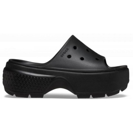 Crocs Stomp Slide 209346-001 papucs fekete 1 Crocs Stomp Slide 209346-001 papucs fekete 1