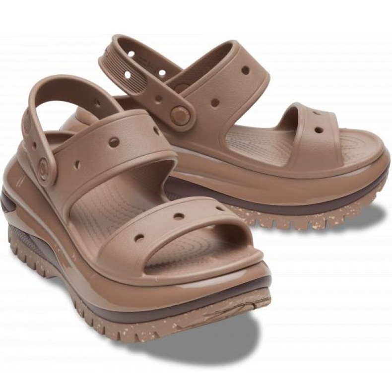 Crocs Mega Crush szandál 207989-2Q9 papucs barna 1