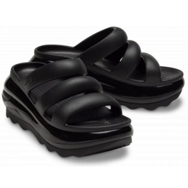 Crocs Mega Crush hármas pántos 209842-001 papucs fekete 1