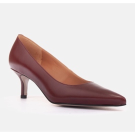 Marco Shoes Classico magassarkú piros 1