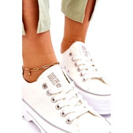 Fabric Platform Sneakers Big Star LL274150 Fehér 2