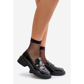 S.Barski Lakkozott női naplopók D&amp;A LZ42-031 fekete díszítéssel 1