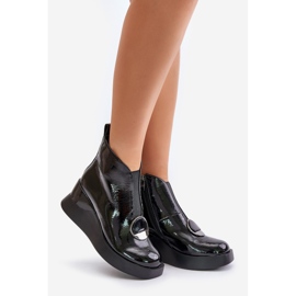 S.Barski Szabadalmaztatott ékcsizma szigetelt D&amp;A MR880-136 fekete 1