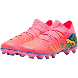 Puma Future 7 Match Njr FG/AG 107841 01 futballcipő rózsaszín 3