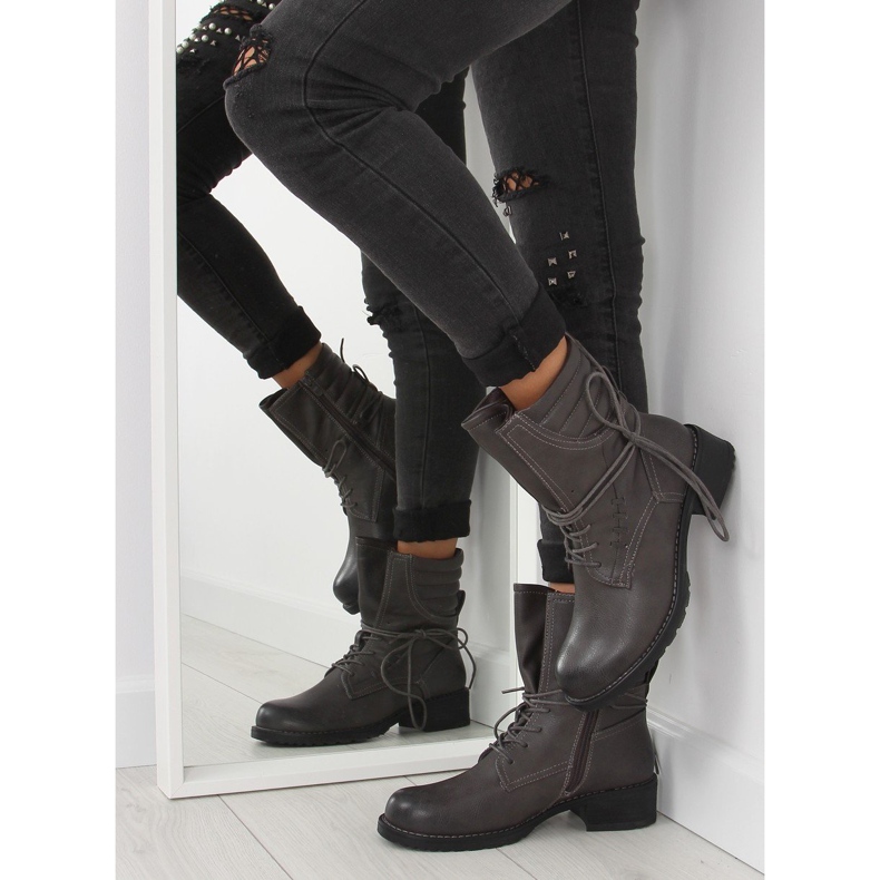 Szürke csizma szürke 9560 szürke 1 Szürke csizma szürke 9560 szürke 1